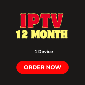 12 Month IPTV Subscription